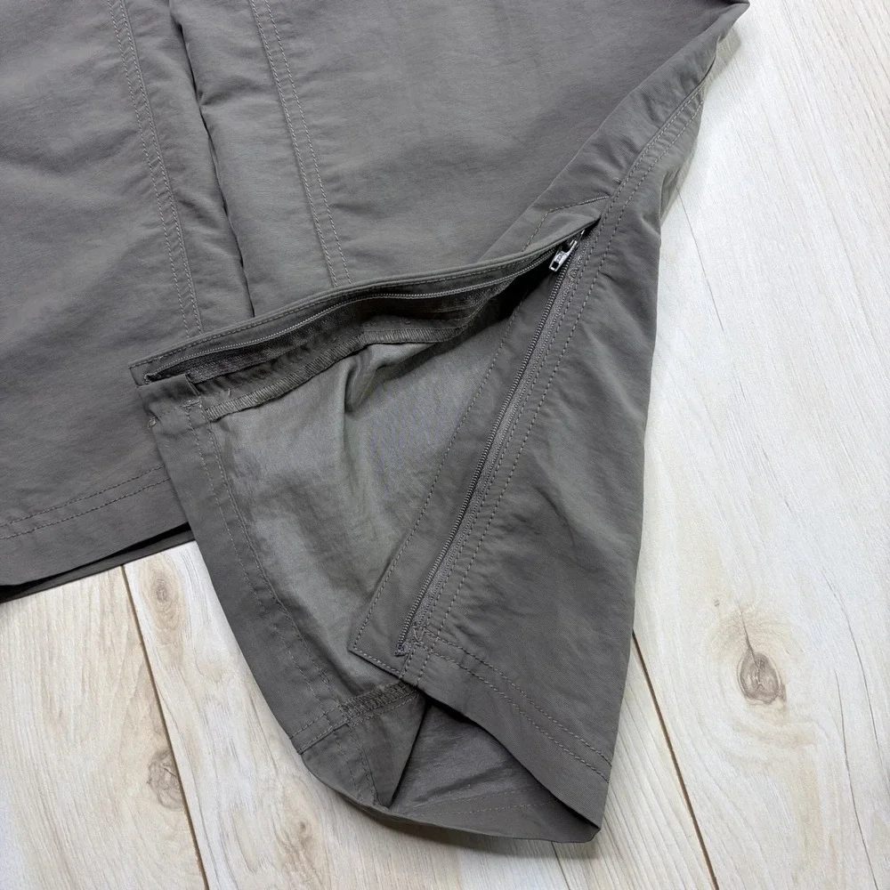 The North Face Men's Trail Convertible Hiking Pants Twill Olive size Medium